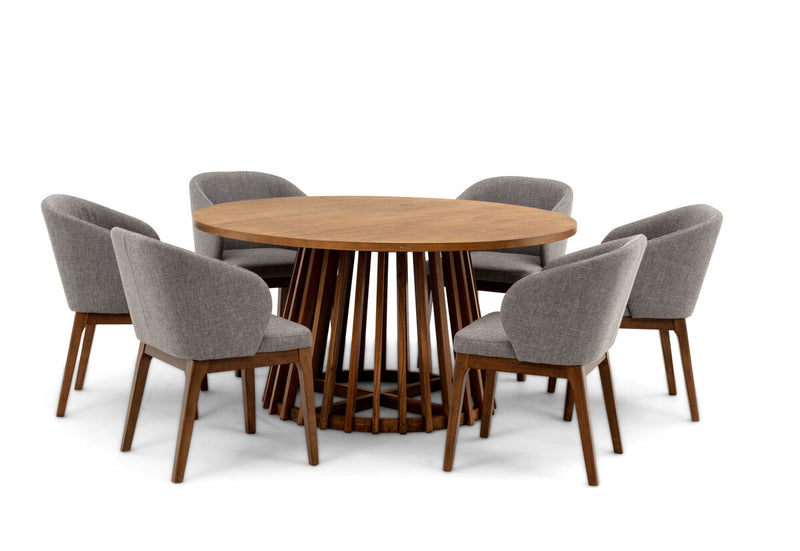 TORENTO 7 Piece Suite with Westley Dining Chairs.