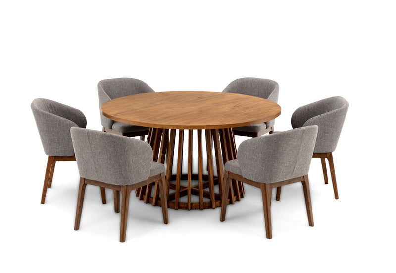 TORENTO 7 Piece Suite with Westley Dining Chairs.