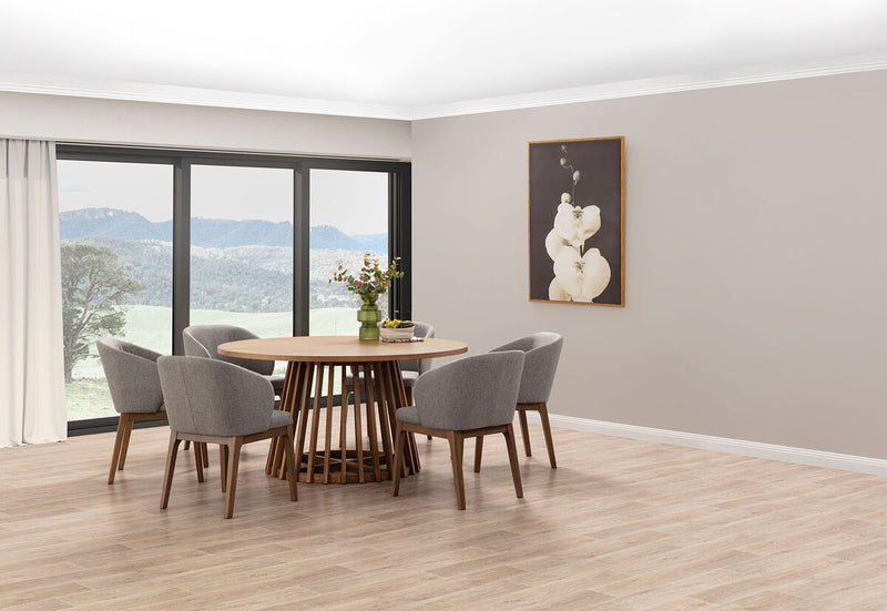 TORENTO 7 Piece Suite with Westley Dining Chairs.