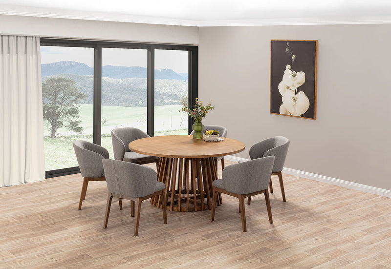 TORENTO 7 Piece Suite with Westley Dining Chairs.