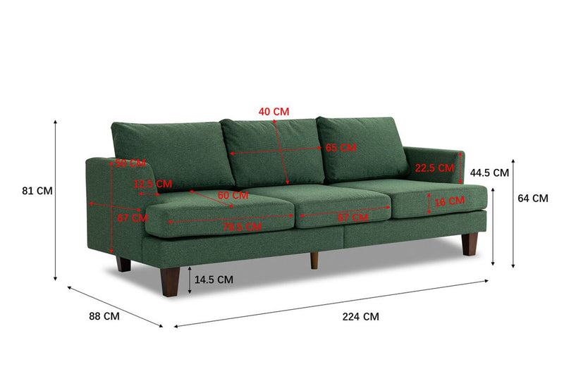 IRENA 3 Seat Sofa
