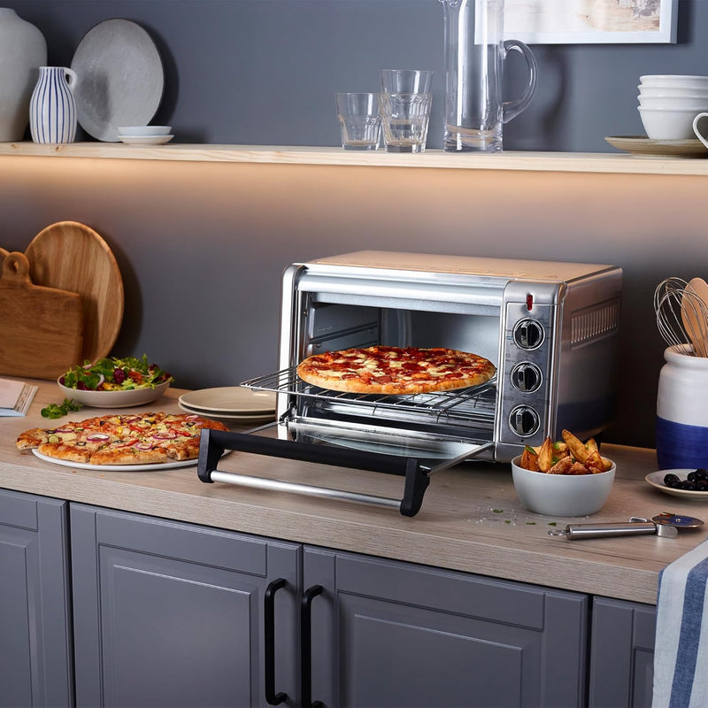 Russell Hobbs Air Fry Crisp 'N Bake Toaster Oven, Silver - Layaway AU