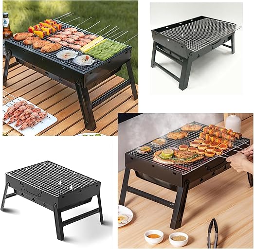 Folding Portable Barbecue Charcoal Grill - Layaway AU