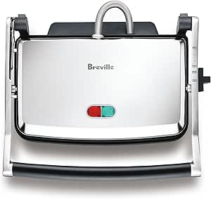 Breville The Toast and Melt Sandwich Press, Brushed Stainless Steel - Layaway AU