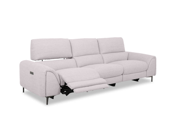 DOMINICO FABRIC 3 Seater with 2 inbuilt Electric Recliners