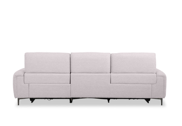 DOMINICO FABRIC 3 Seater with 2 inbuilt Electric Recliners