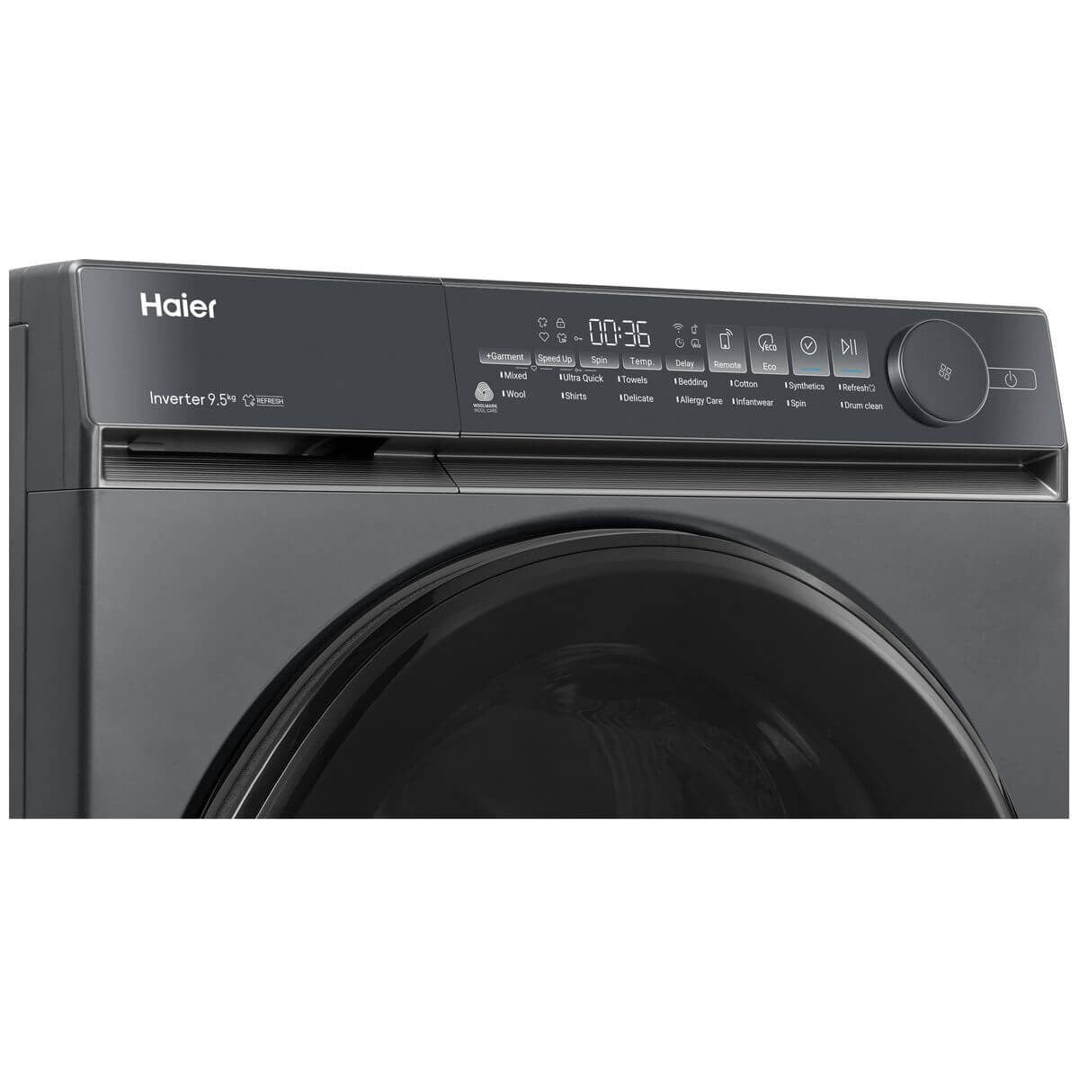 Haier 9.5KG Front Load Washing Machine Dark HWFS95NB1