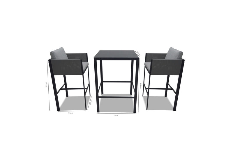 CINQUE 3 Piece Outdoor Bar Setting