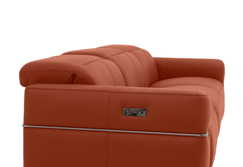 SERAFINI LEATHER 3.5 Seater with 2 Inbuilt Electric Recliners