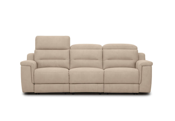 JEFFRIES FABRIC 3 Seater Electric Recliners