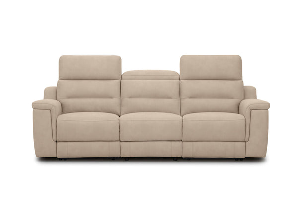 JEFFRIES FABRIC 3 Seater Electric Recliners