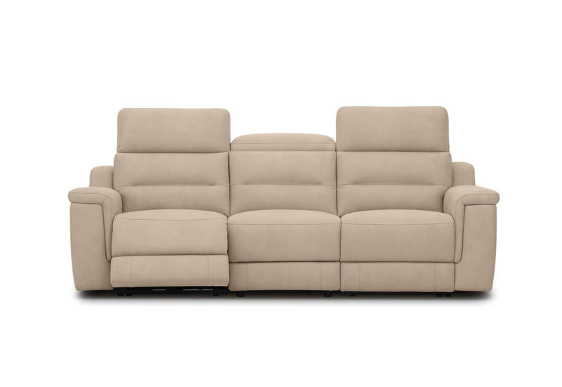 JEFFRIES FABRIC 3 Seater Electric Recliners