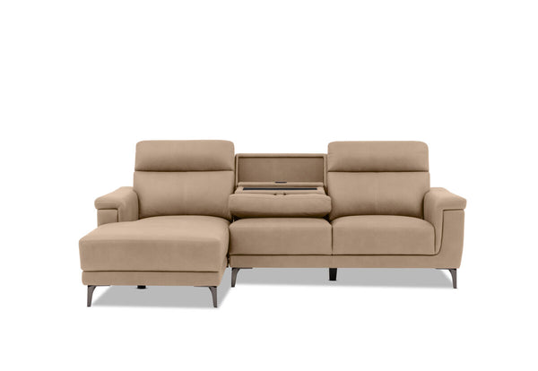CAPEL FABRIC 3 Seater Sofa with LHF Chaise