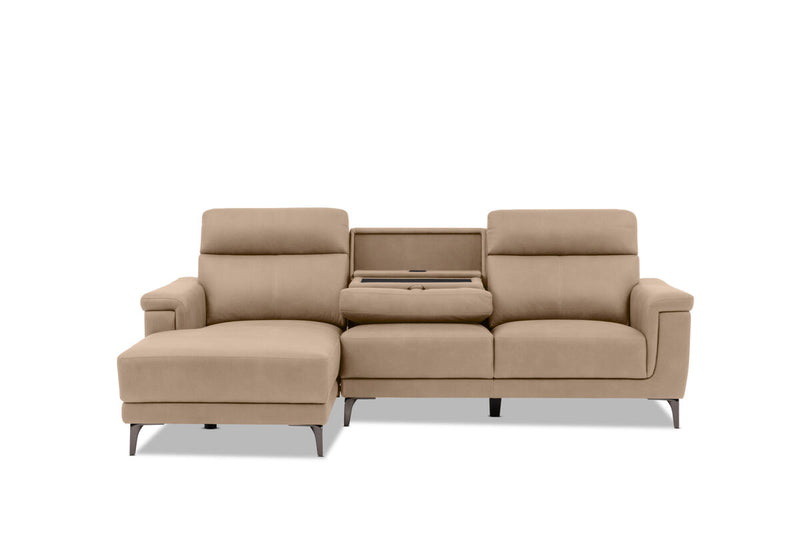 CAPEL FABRIC 3 Seater Sofa with LHF Chaise