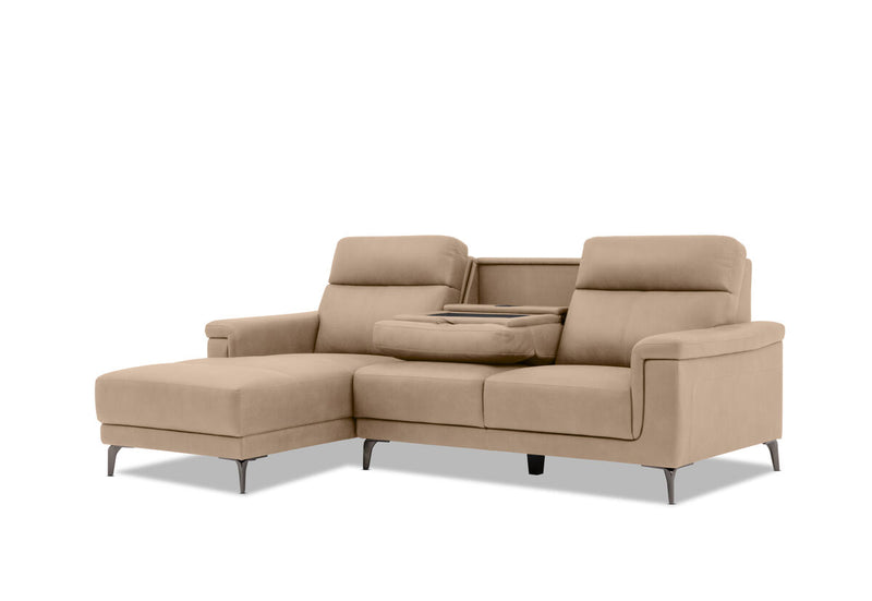 CAPEL FABRIC 3 Seater Sofa with LHF Chaise