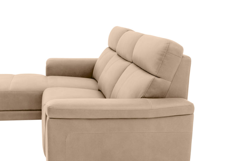 CAPEL FABRIC 3 Seater Sofa with LHF Chaise