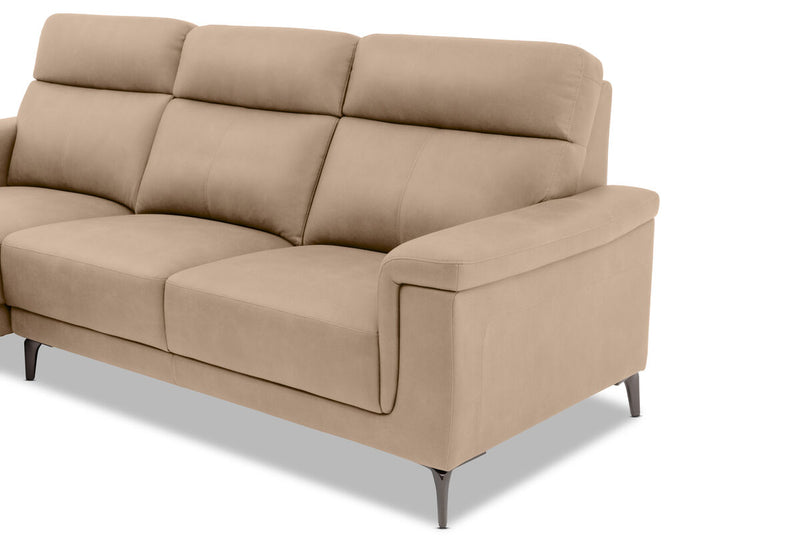 CAPEL FABRIC 3 Seater Sofa with LHF Chaise