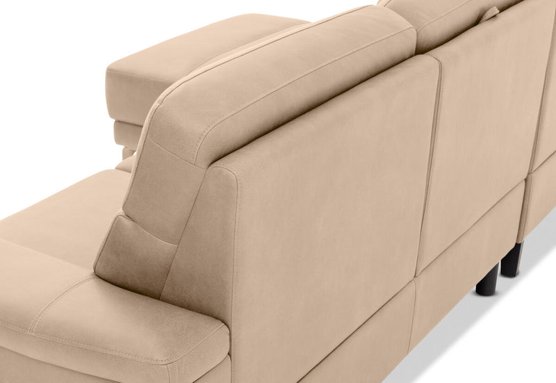 CAPEL FABRIC 3 Seater Sofa with LHF Chaise