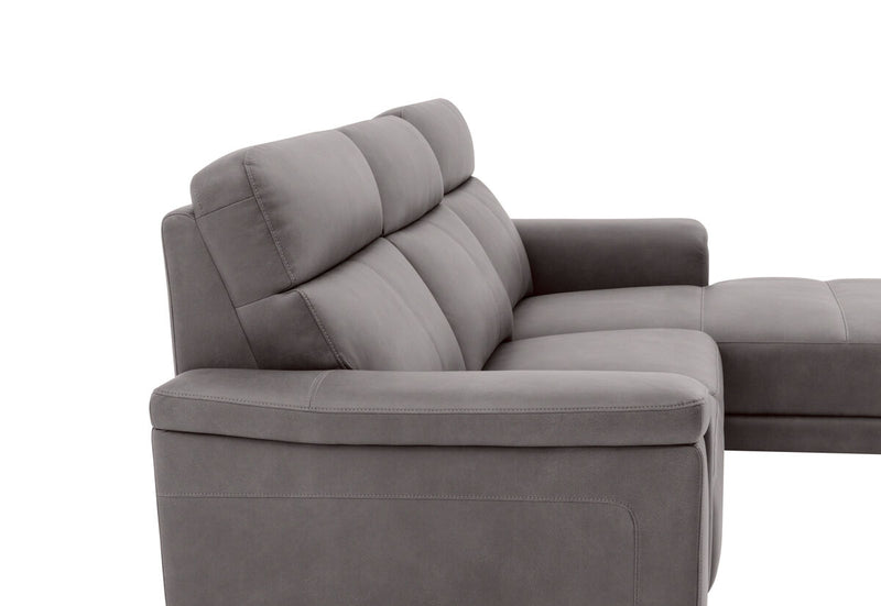 CAPEL FABRIC 3 Seater Sofa with RHF Chaise