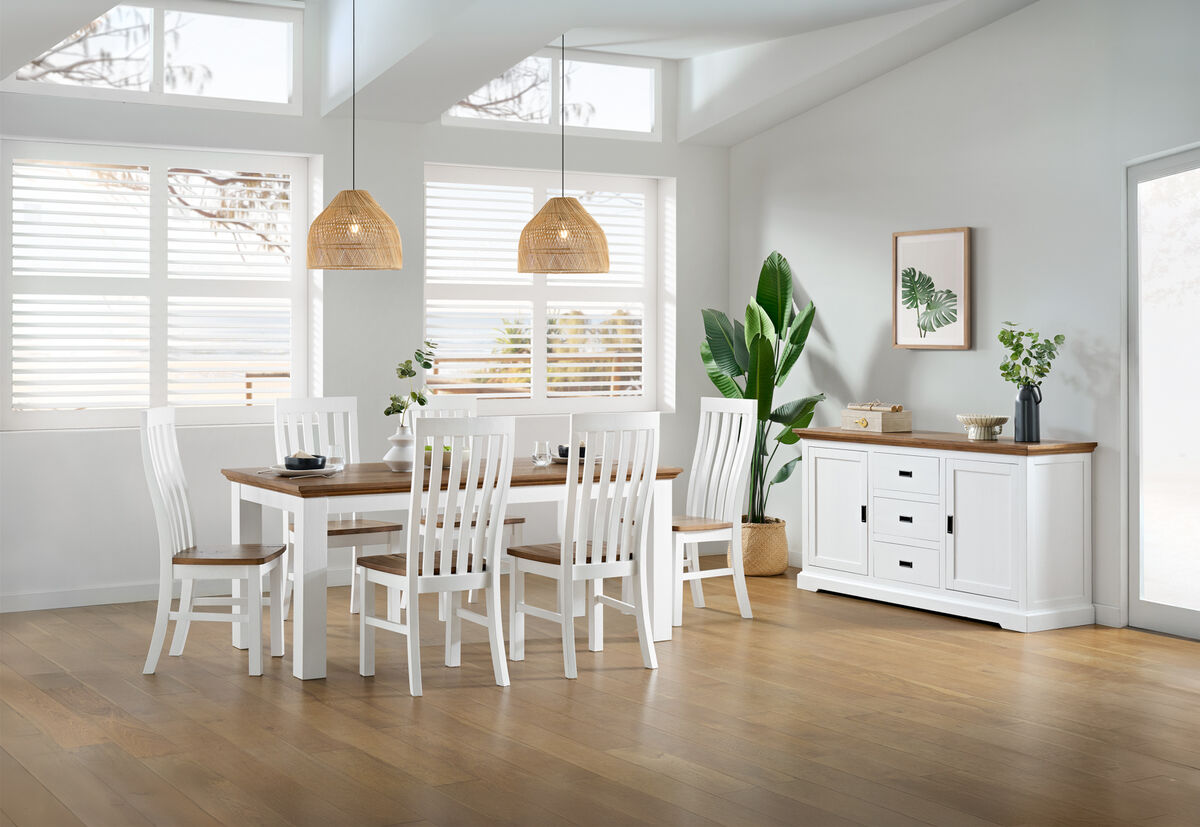 CHARLSBOURG 7 Piece Dining Suite