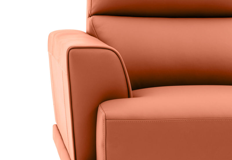 MONDRICH LEATHER 3 Seater Sofa