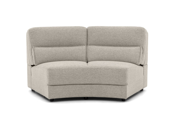 ELISEO FABRIC 2 Seater Armless Wedge Chair