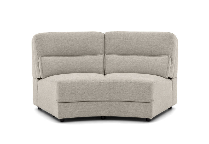 ELISEO FABRIC 2 Seater Armless Wedge Chair