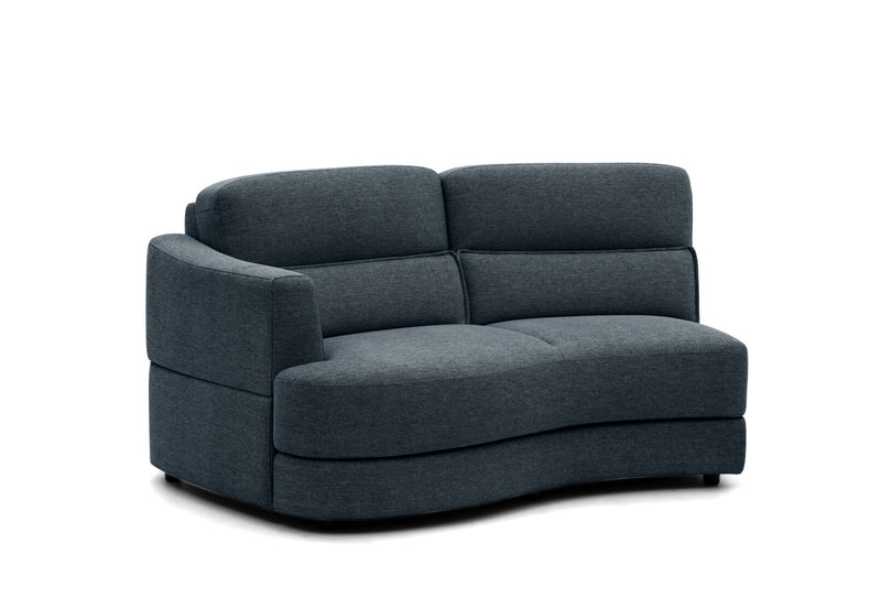 ELISEO FABRIC 2 Seater LHF Curved Chair