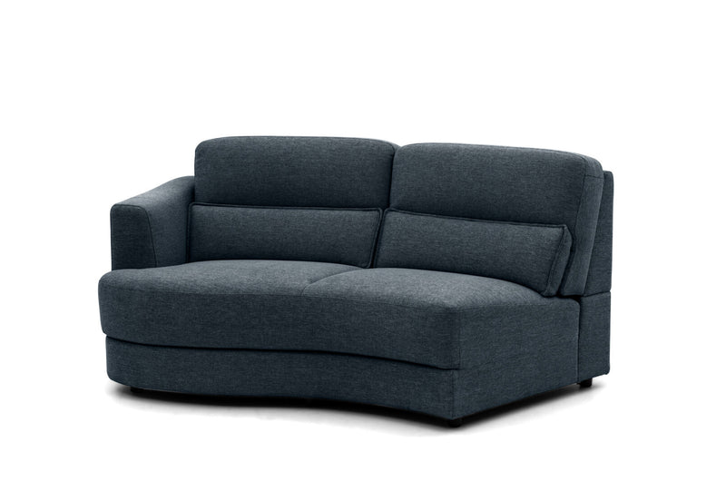 ELISEO FABRIC 2 Seater LHF Curved Chair