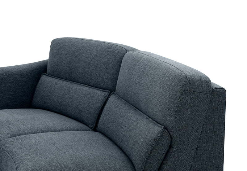 ELISEO FABRIC 2 Seater LHF Curved Chair