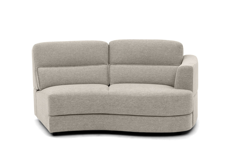 ELISEO FABRIC 2 Seater RHF Curved Chair