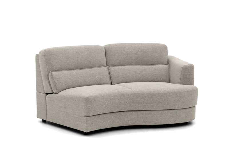 ELISEO FABRIC 2 Seater RHF Curved Chair