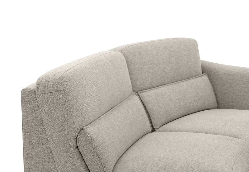 ELISEO FABRIC 2 Seater RHF Curved Chair