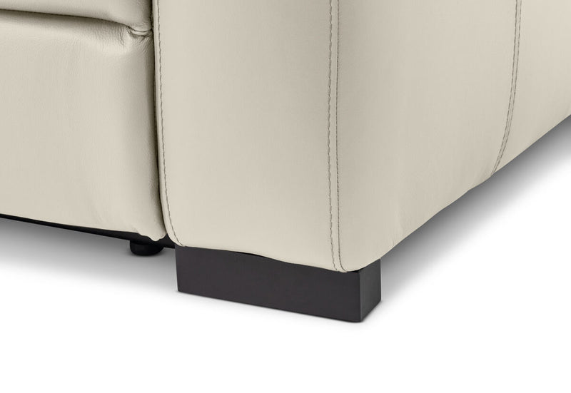 DAMIAN LEATHER 3 Seater Sofa with LHF Chaise