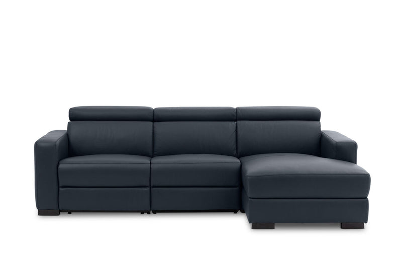 DAMIAN LEATHER 3 Seater Sofa with RHF Chaise