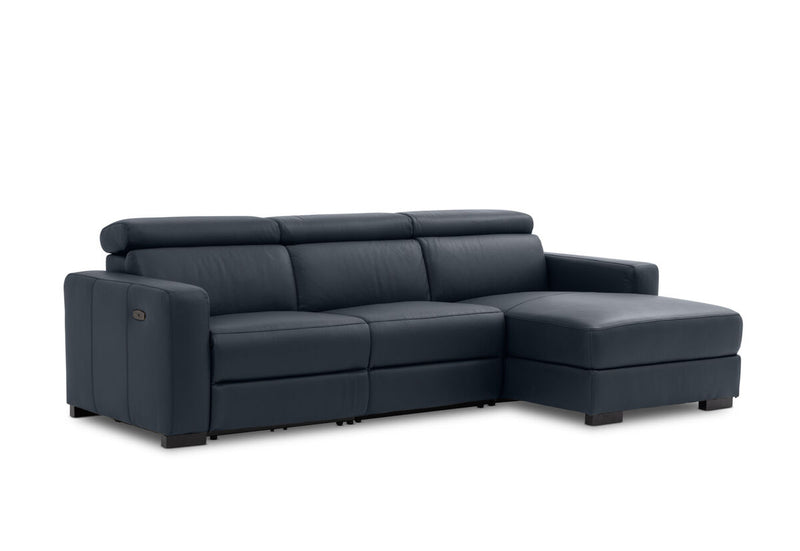 DAMIAN LEATHER 3 Seater Sofa with RHF Chaise