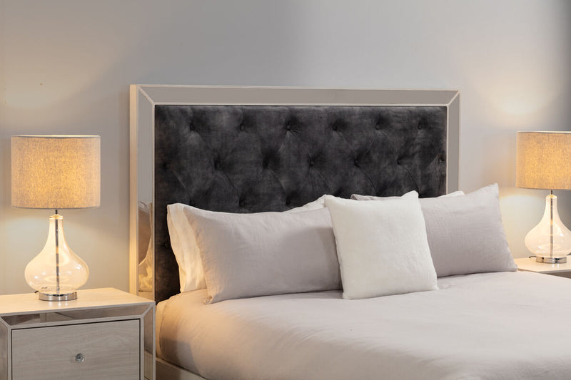 ISMENE 4 Piece Queen Bed Tall Chest Suite