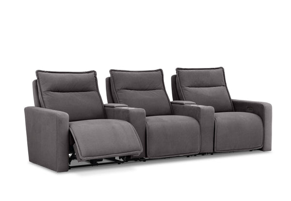 ALCINA FABRIC 3 Seater Theatre Suite