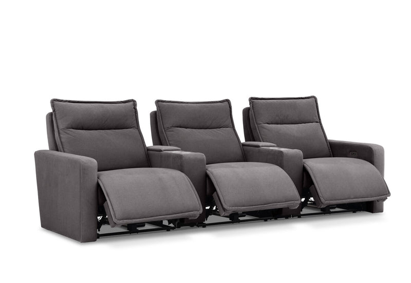 ALCINA FABRIC 3 Seater Theatre Suite
