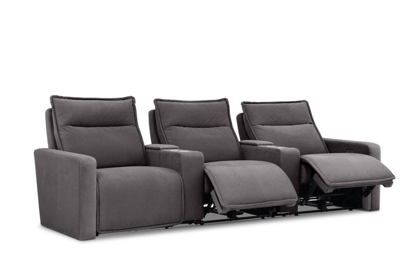ALCINA FABRIC 3 Seater Theatre Suite
