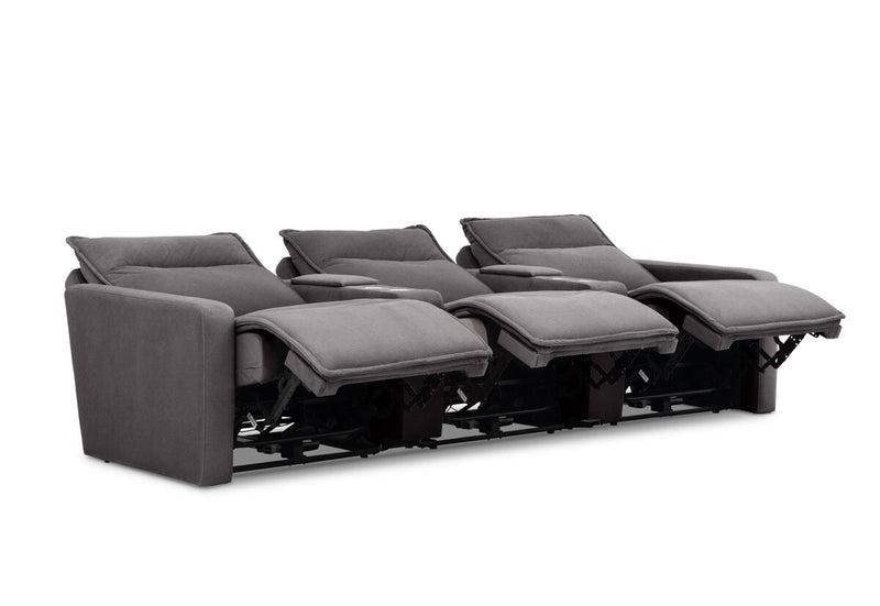 ALCINA FABRIC 3 Seater Theatre Suite