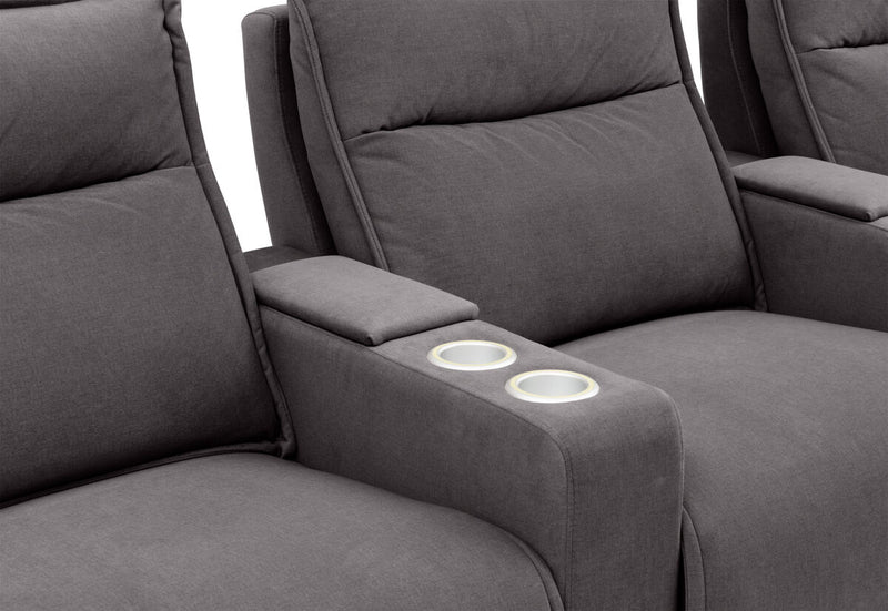 ALCINA FABRIC 3 Seater Theatre Suite