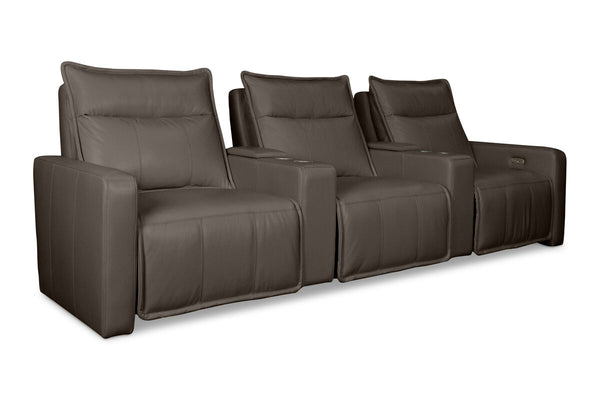 ALCINA LEATHER 3 Seater Theatre Suite
