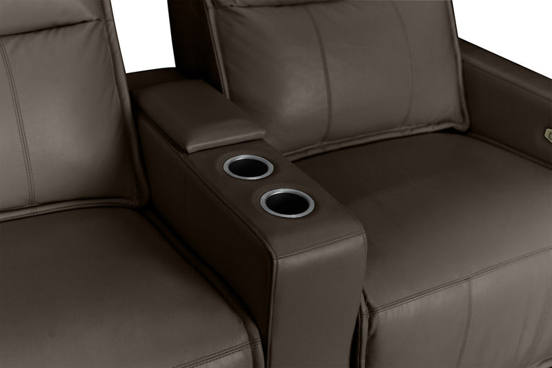 ALCINA LEATHER 3 Seater Theatre Suite