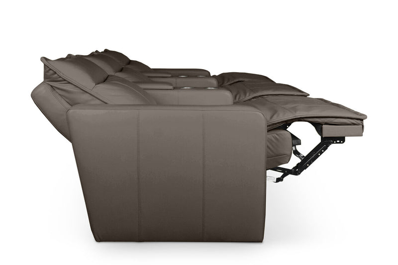 ALCINA LEATHER 3 Seater Theatre Suite