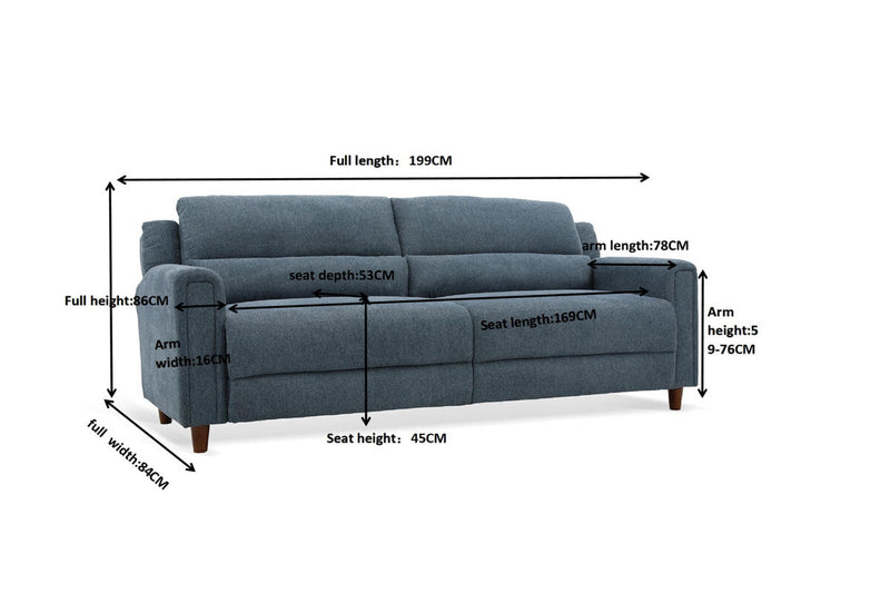 VILLANUEVA 3 Seat Sofa
