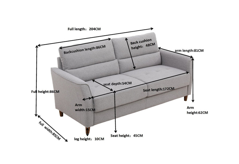 WAGNER 3 Seat Sofa