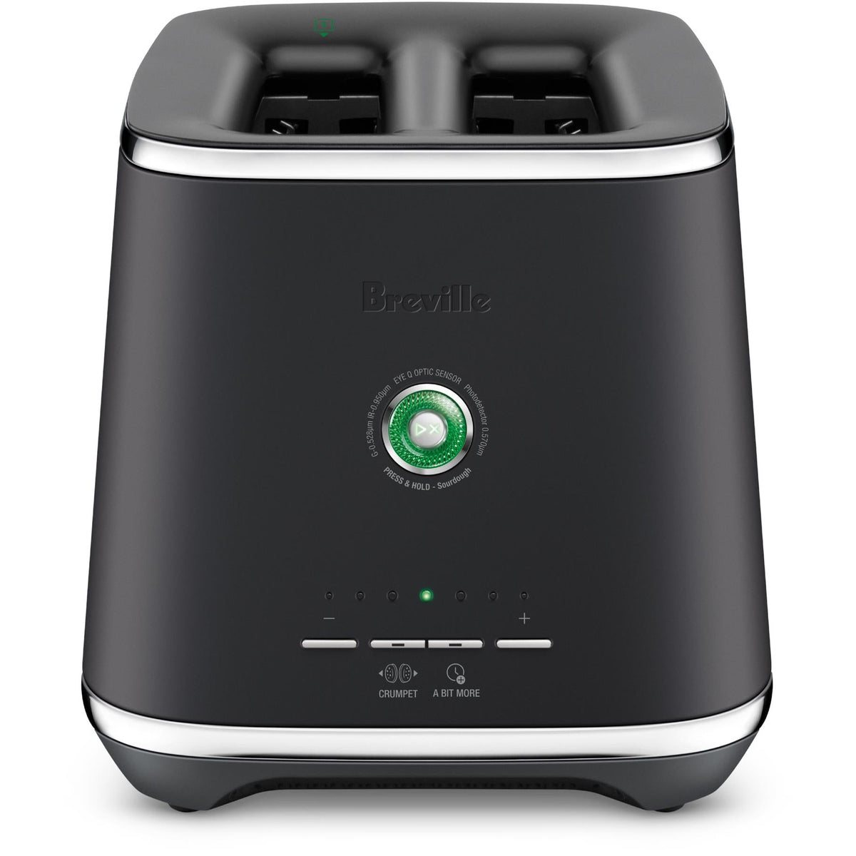 Breville the Eye Q Auto 2 Slice Toaster (Black Truffle) — view 1