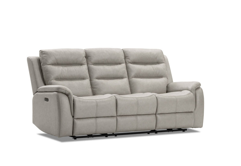 NADAL FABRIC 3 Seater Sofa with 2 Electric Recliners