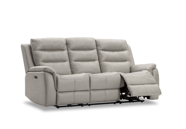 NADAL FABRIC 3 Seater Sofa with 2 Electric Recliners